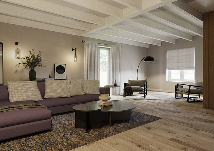 Laura Ashley Whinfell, Natural - Made to Measure Curtains - Image 7